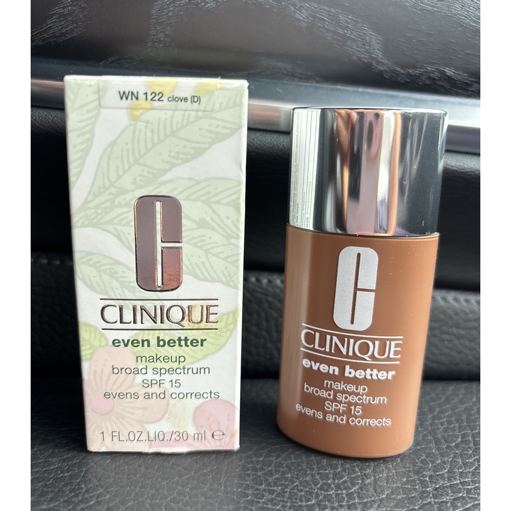 Clinique Even Better Makeup SPF 15 - WN 122 Clove D 1 FL.OZ NEW